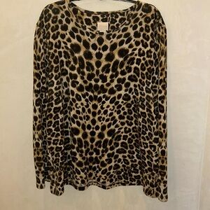 Chico’s animal print sweater